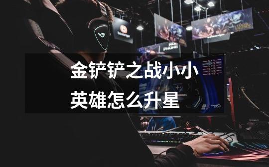金铲铲之战小小英雄怎么升星-第1张-游戏信息-龙启网