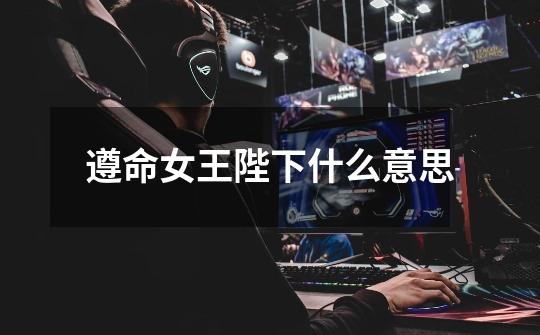 遵命女王陛下什么意思-第1张-游戏信息-龙启网