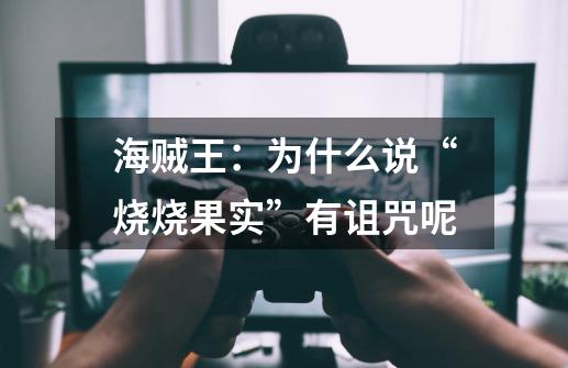 海贼王:为什么说“烧烧果实”有诅咒呢-第1张-游戏信息-龙启网