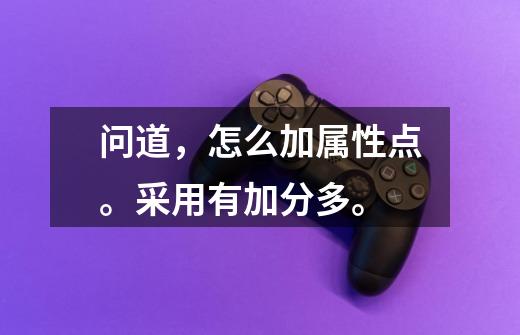 问道,怎么加属性点。采用有加分多。-第1张-游戏信息-龙启网