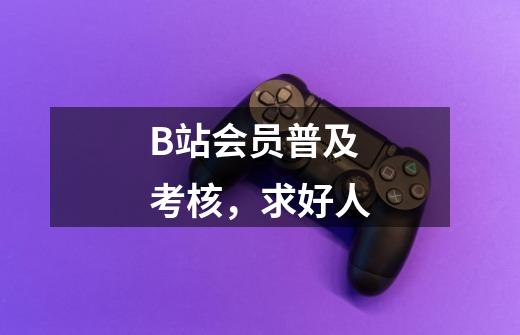 B站会员普及考核，求好人-第1张-游戏信息-龙启网