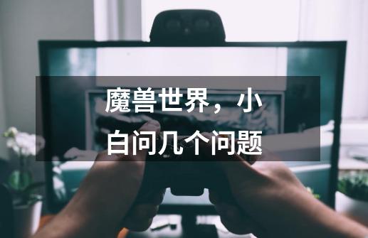 魔兽世界,小白问几个问题-第1张-游戏信息-龙启网