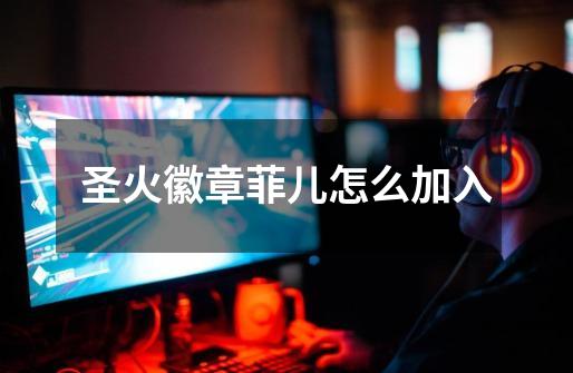 圣火徽章菲儿怎么加入-第1张-游戏信息-龙启网