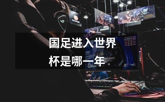 国足进入世界杯是哪一年-第1张-游戏信息-龙启网