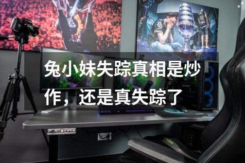兔小妹失踪真相是炒作,还是真失踪了-第1张-游戏信息-龙启网