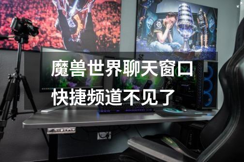 魔兽世界聊天窗口快捷频道不见了-第1张-游戏信息-龙启网