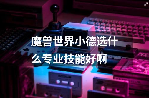 魔兽世界小德选什么专业技能好啊-第1张-游戏信息-龙启网