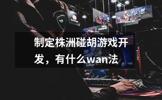 制定株洲碰胡游戏开发,有什么wan法-第1张-游戏信息-龙启网