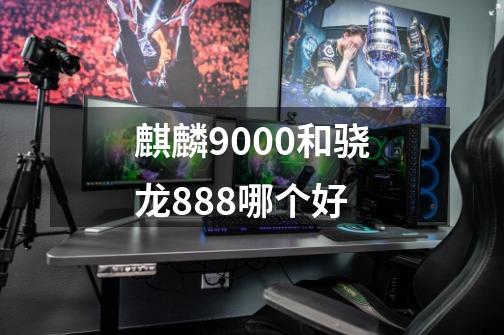 麒麟9000和骁龙888哪个好-第1张-游戏信息-龙启网