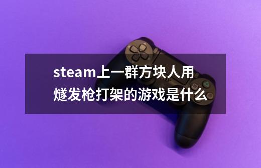 steam上一群方块人用燧发枪打架的游戏是什么-第1张-游戏信息-龙启网
