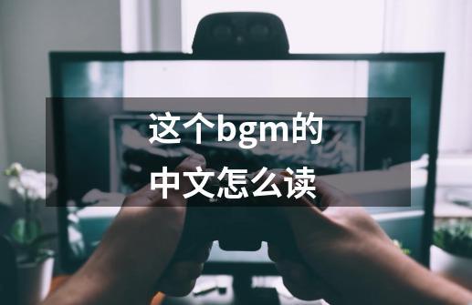 这个bgm的中文怎么读-第1张-游戏信息-龙启网