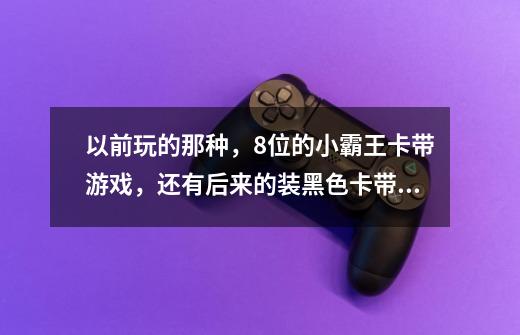 以前玩的那种,8位的小霸王卡带游戏,还有后来的装黑色卡带的游戏机,那些是什么游戏是都叫模拟器游戏吗-第1张-游戏信息-龙启网