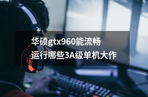 华硕gtx960能流畅运行哪些3A级单机大作-第1张-游戏信息-龙启网