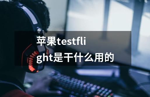 苹果testflight是干什么用的-第1张-游戏信息-龙启网