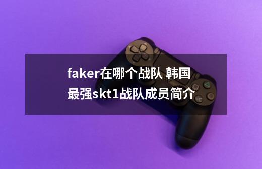 faker在哪个战队 韩国最强skt1战队成员简介-第1张-游戏信息-龙启网