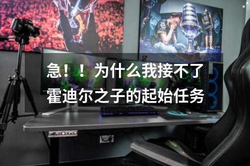急!!为什么我接不了霍迪尔之子的起始任务-第1张-游戏信息-龙启网