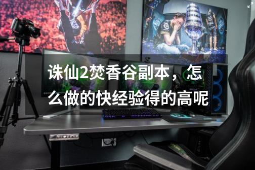 诛仙2焚香谷副本,怎么做的快经验得的高呢-第1张-游戏信息-龙启网