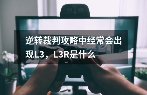逆转裁判攻略中经常会出现L3，L3R是什么-第1张-游戏信息-龙启网