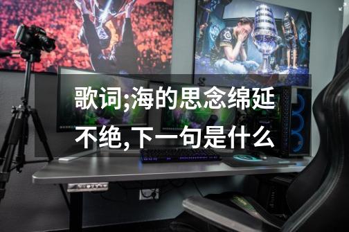 歌词;海的思念绵延不绝,下一句是什么-第1张-游戏信息-龙启网