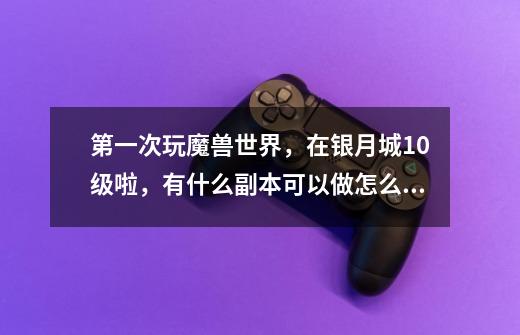 第一次玩魔兽世界,在银月城10级啦,有什么副本可以做怎么去啊,可以具体点讲下吗-第1张-游戏信息-龙启网