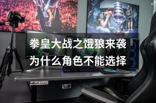 拳皇大战之饿狼来袭为什么角色不能选择-第1张-游戏信息-龙启网