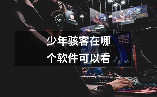 少年骇客在哪个软件可以看-第1张-游戏信息-龙启网