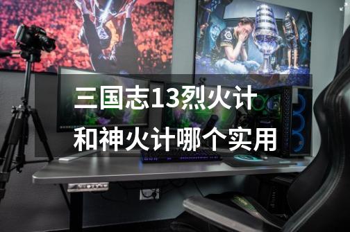 三国志13烈火计和神火计哪个实用-第1张-游戏信息-龙启网