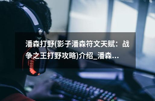 潘森打野(影子潘森符文天赋:战争之王打野攻略)介绍_潘森打野(影子潘森符文天赋:战争之王打野攻略)是什么-第1张-游戏信息-龙启网