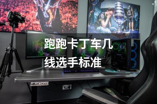 跑跑卡丁车几线选手标准-第1张-游戏信息-龙启网
