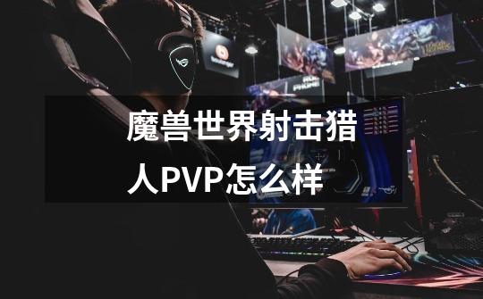 魔兽世界射击猎人PVP怎么样-第1张-游戏信息-龙启网