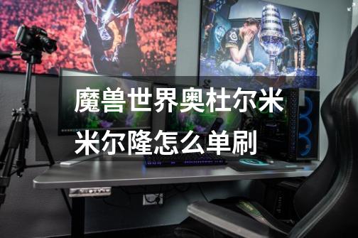 魔兽世界奥杜尔米米尔隆怎么单刷-第1张-游戏信息-龙启网