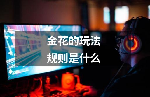 金花的玩法 规则是什么-第1张-游戏信息-龙启网