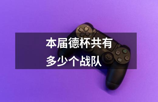 本届德杯共有多少个战队-第1张-游戏信息-龙启网