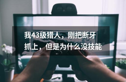 我43级猎人,刚把断牙抓上,但是为什么没技能-第1张-游戏信息-龙启网