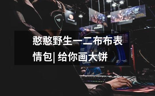 憨憨野生一二布布表情包| 给你画大饼-第1张-游戏信息-龙启网