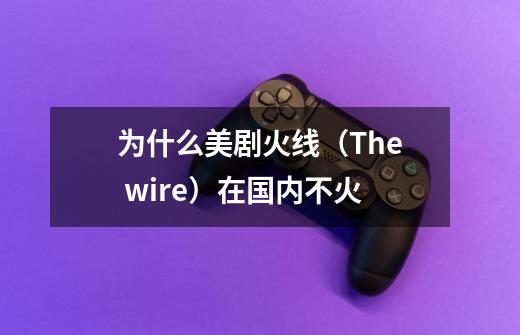 为什么美剧火线(The wire)在国内不火-第1张-游戏信息-龙启网