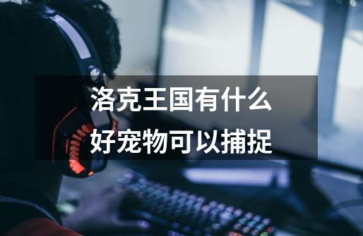 洛克王国有什么好宠物可以捕捉-第1张-游戏信息-龙启网