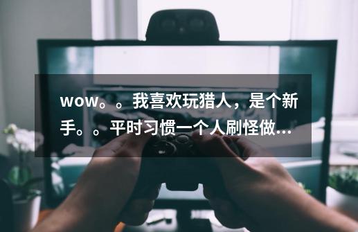 wow。。我喜欢玩猎人,是个新手。。平时习惯一个人刷怪做任务,选什么天赋好-第1张-游戏信息-龙启网