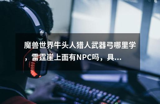 魔兽世界牛头人猎人武器弓哪里学,雷霆崖上面有NPC吗,具体叫什么-第1张-游戏信息-龙启网