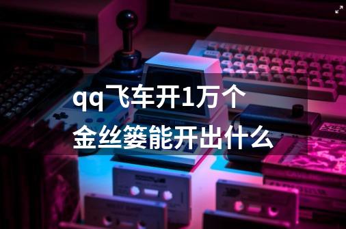qq飞车开1万个金丝篓能开出什么-第1张-游戏信息-龙启网