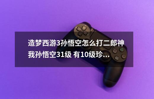 造梦西游3孙悟空怎么打二郎神 我孙悟空31级 有10级珍珠伞 请问该怎么打-第1张-游戏信息-龙启网