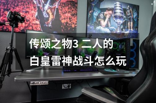 传颂之物3 二人的白皇雷神战斗怎么玩-第1张-游戏信息-龙启网