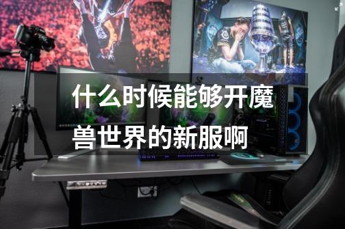 什么时候能够开魔兽世界的新服啊-第1张-游戏信息-龙启网