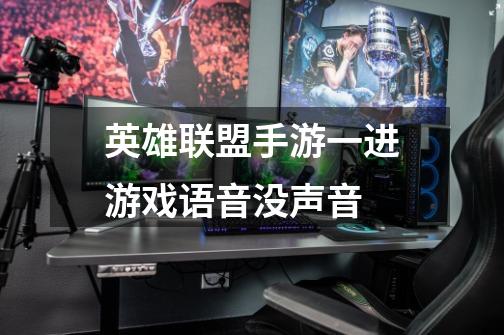 英雄联盟手游一进游戏语音没声音-第1张-游戏信息-龙启网