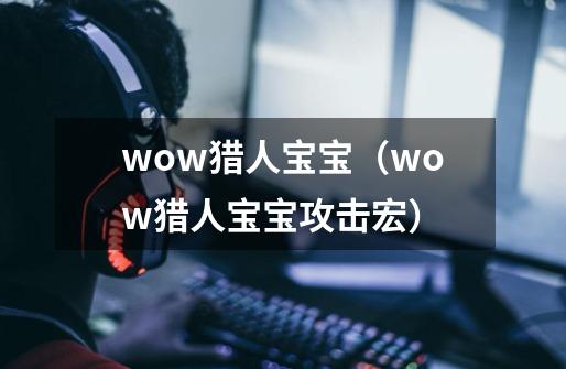 wow猎人宝宝(wow猎人宝宝攻击宏)-第1张-游戏信息-龙启网