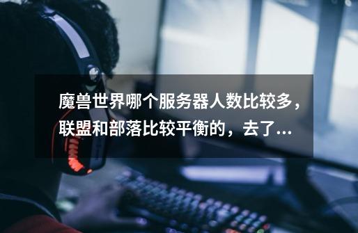 魔兽世界哪个服务器人数比较多，联盟和部落比较平衡的，去了下回音山，简直和鬼服没差别，半天没看见玩家-第1张-游戏信息-龙启网