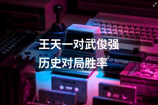 王天一对武俊强历史对局胜率-第1张-游戏信息-龙启网