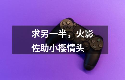 求另一半，火影佐助小樱情头-第1张-游戏信息-龙启网