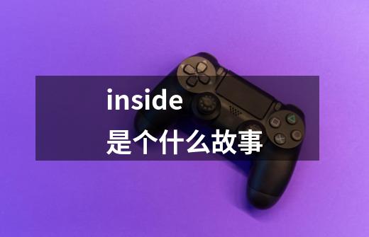 inside是个什么故事-第1张-游戏信息-龙启网