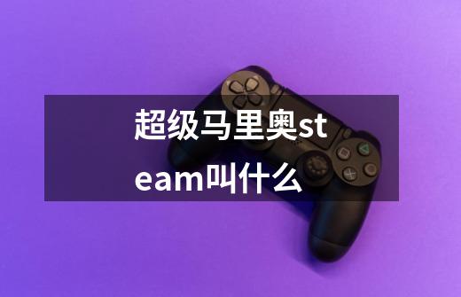 超级马里奥steam叫什么-第1张-游戏信息-龙启网